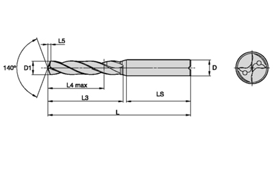 Through Coolant Drill